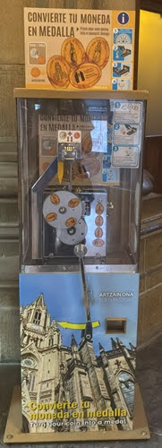 Münzautomat Catedral del Buen Pastor in Donostia / San Sebastián