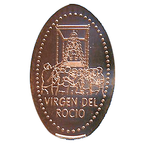 Souvenirmunt Virgen del Rocío 2/2 in Almonte