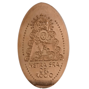 Souvenirmunt Virgen del Rocío (2019) in Almonte