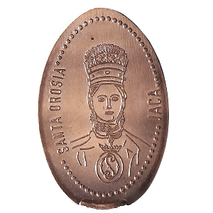 Souvenir coin Catedral in Jaca