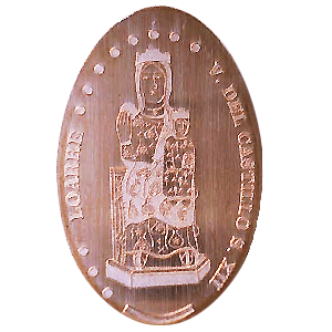 Virgen del castillo – Pressmünze