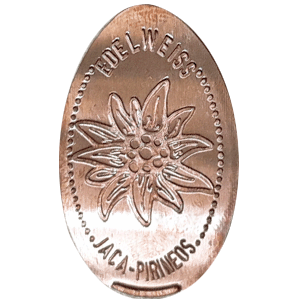 Souvenir coin Ciudadela (2021) in Jaca