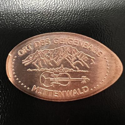 Souvenirmünze – Motiv von Münzautomat Dekan-Karl-Platz in Mittenwald (Mittenwald)