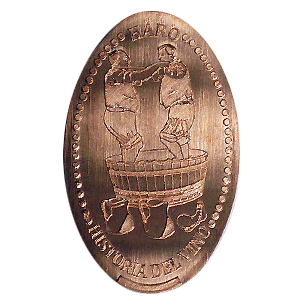 Historia del vino – Pressmünze