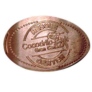 Logo Cocodrilo Park – Geplette munt