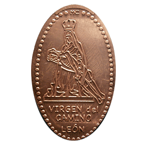 Virgen del Camino – Geplette munt