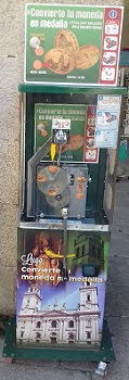 Münzautomat Turística in Lugo