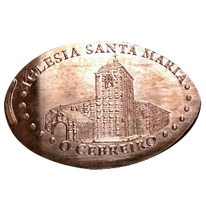 Iglesia de Santa María de Cebreiro – Pressmünze