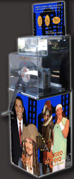 Münzautomat Museo de Cera (2010) in Paseo de Recoletos, 41, 28004 Madrid – Titelbild