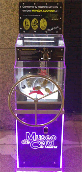 Münzautomat Museo de Cera (2015)  in Paseo de Recoletos, 41, 28004 Madrid – Titelbild