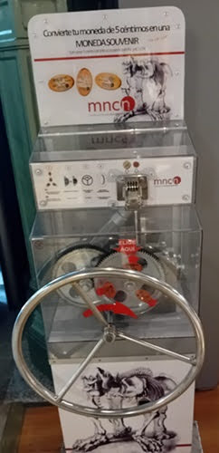 Muntautomaat Museo Nacional de Ciencias Naturales in Madrid