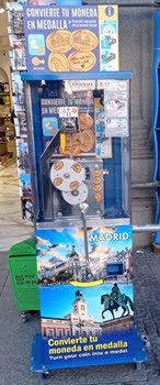 Münzautomat Turística 2024-1 in Puerta del Sol, 6, 28013 Madrid – Titelbild