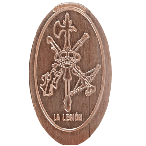 Escudo de la Legión – Geplette munt