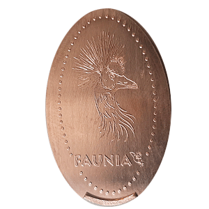 Grulla coronada – Pressed coin