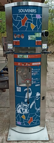 Muntautomaat Faunia 2025-3 in Madrid