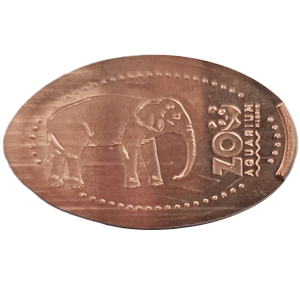 Elefante – Moneda elongada