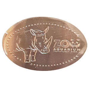 Rinoceronte – Pressed coin