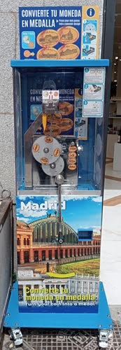Muntautomaat Turística 2025-1 in Madrid