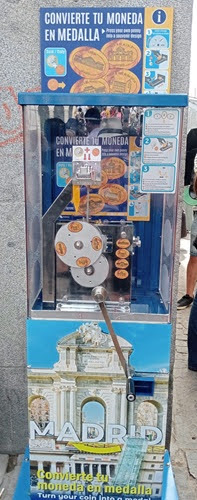 Muntautomaat Turística 2025-2 in Madrid