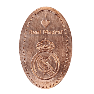 I Love Real Madrid – Pièce écrasée