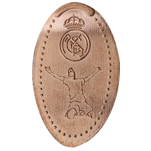 Jugador celebrando – Pressmünze