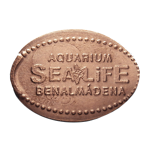 Logo Sea Life – Pressmünze
