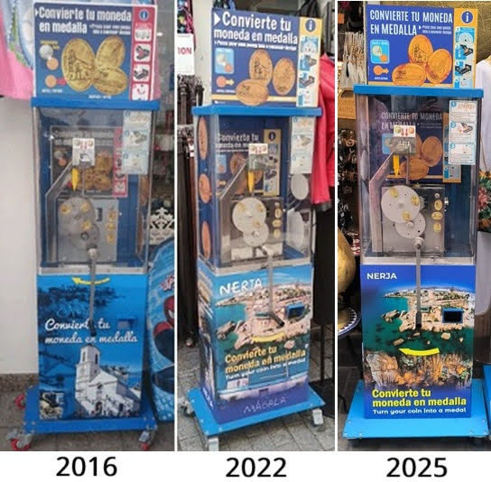 Münzautomat Turística in Nerja – Titelbild