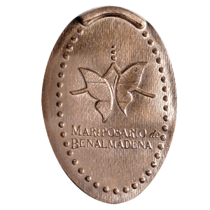 Logo Mariposario – Pièce écrasée