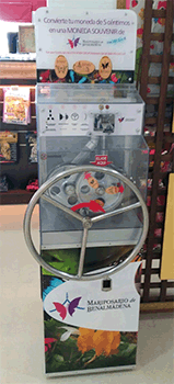 Máquina de monedas Mariposario de Benalmádena en Benalmádena