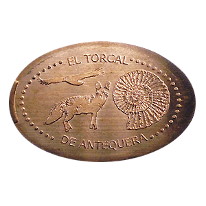 Águila. Zorro. Fósil – Geplette munt