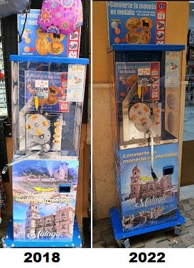 Muntautomaat Turística 1 in Málaga