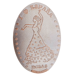 Flamenca. I Love España – Pressmünze