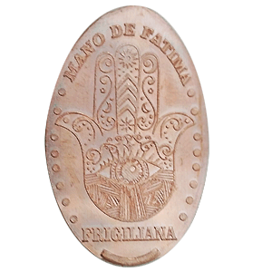 Mano de Fátima – Pressmünze