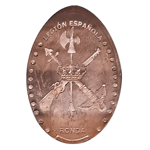 Escudo de la Legión – Geplette munt