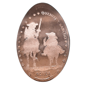 Quijote y Sancho – Geplette munt