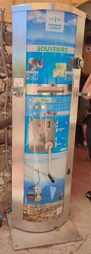 Máquina de monedas Teleférico Benalmádena (2025) (Réplica) en Benalmádena