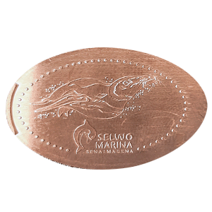 Moneda de recuerdo Selwo Marina 2025-3 en Benalmádena