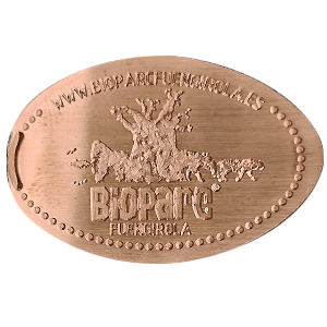 Logo Bioparc – Moneda elongada