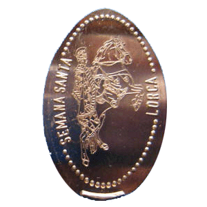 Jinete del Paso Blanco – Pressmünze