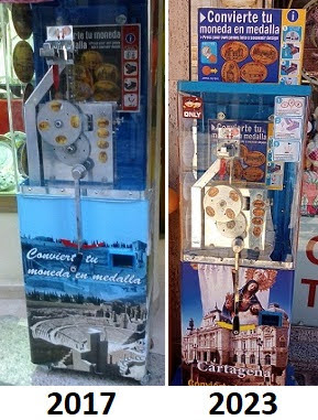 Münzautomat Cartagena in Cartagena