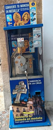 Muntautomaat Año Jubilar (2024) in Caravaca de la Cruz