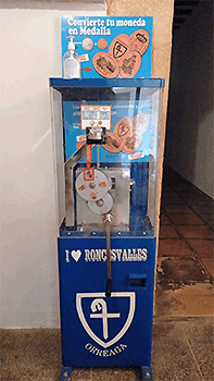 Münzautomat Colegiata (2015) in Orreaga / Roncesvalles – Titelbild