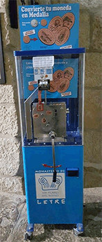 Münzautomat Monasterio de Leyre (2015) in 31410 Monasterio de Leyre, Navarra – Titelbild