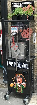 Münzautomat Estafeta 2 (2015) in Pamplona / Iruña