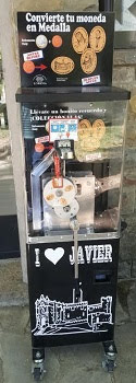 Münzautomat Castillo de Javier (2017) – Titelbild