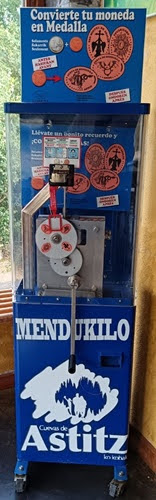 Münzautomat Cueva de Mendukilo (2017) in Larraun – Titelbild