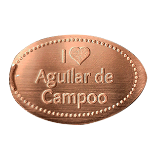 I Love Aguilar de Campoo – Geplette munt