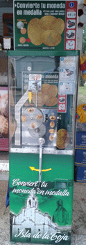 Münzautomat Isla de la Toja in Capela de San Sebastián, Illa da Toxa, s/n, 36989 O Grove, Pontevedra – Titelbild