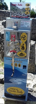 Münzautomat Castro de Santa Tecla (2017) in A Guarda – Titelbild