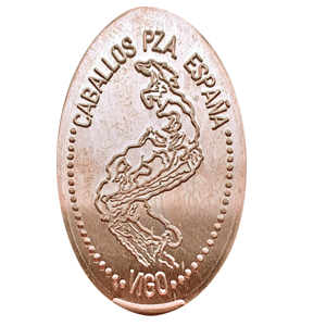 Caballos Plaza España – Pressmünze